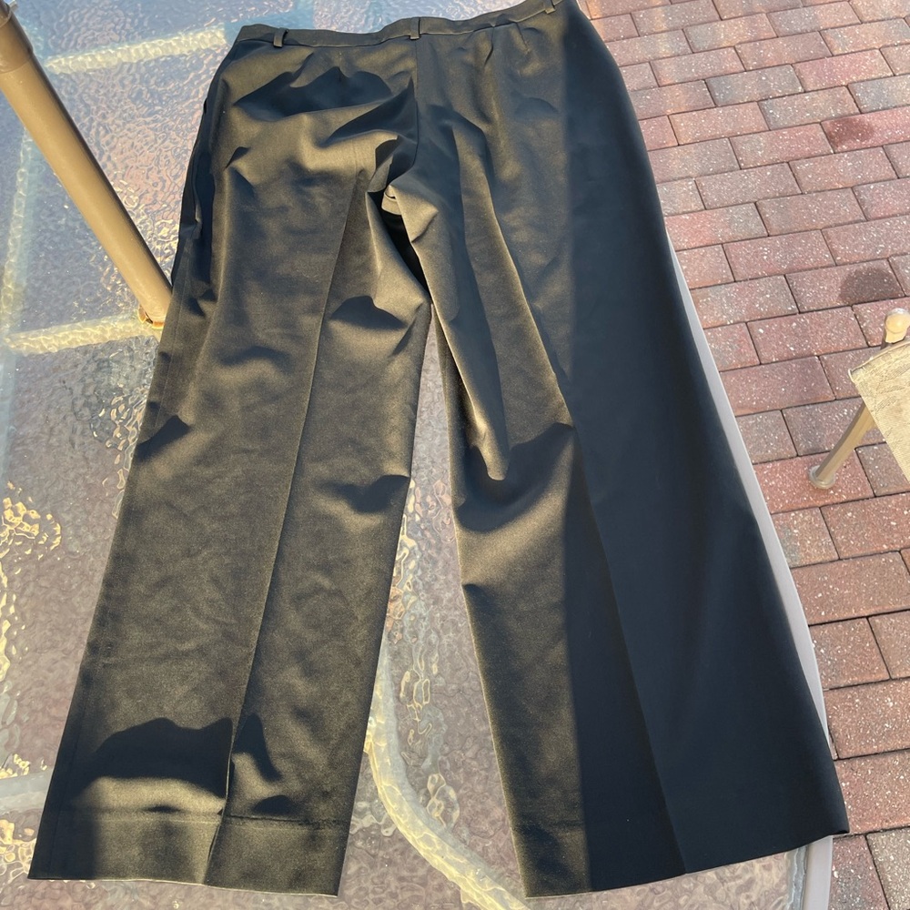 Zanella Black High Rise Wide Leg Pants Size 14 - Picture 5 of 8